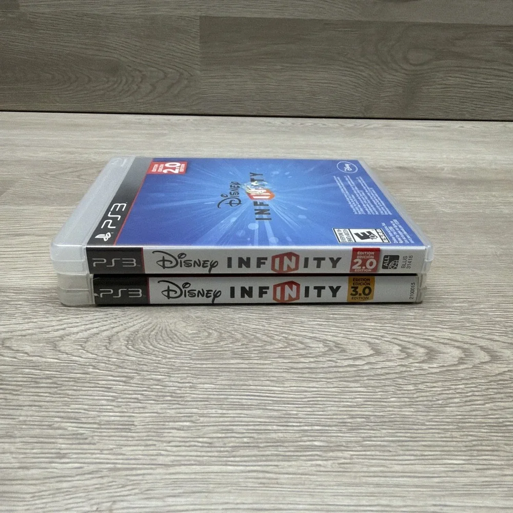 PlayStation PS3 Disney Infinity 2.0 And 3.0 Complete W/ Manuals Tested